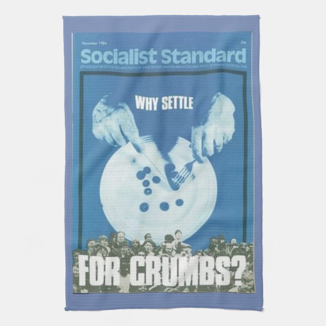 Socialist Standard December 1984 teatowel Kitchen Towel (Vertical)