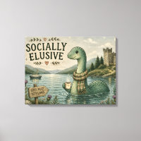 Socially Elusive Nessie Cozy Cryptid Loch Ness