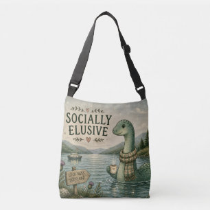 Socially Elusive Nessie Cozy Cryptid Loch Ness Crossbody Bag
