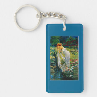 Societa Termale Italiana Vintage PosterEurope Keychain