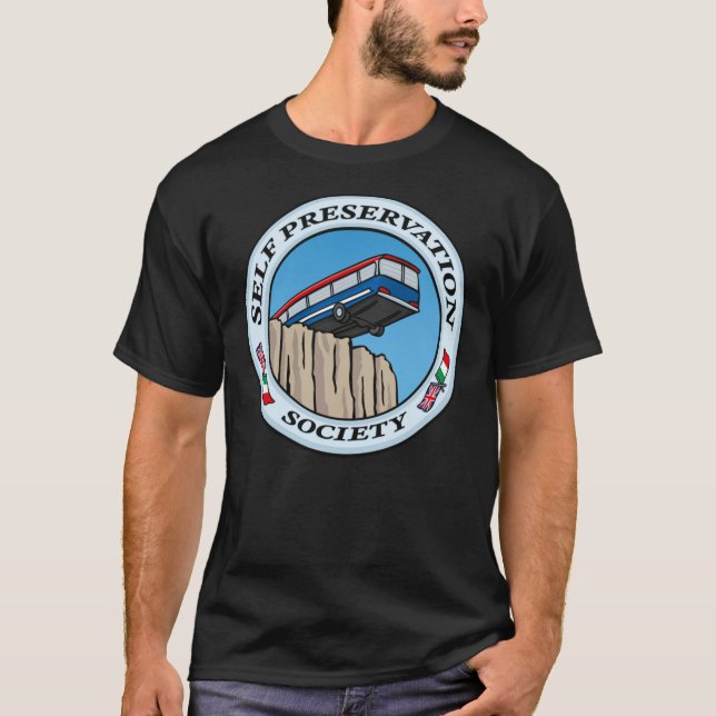 Société d'auto-préservation T-shirt essentiel (Devant)