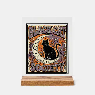 Société du chat noir Chat noir Art vectoriel vinta