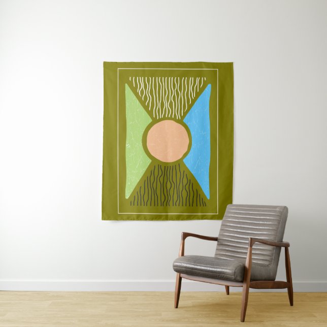 Society6 Modern Wall Art Ideas  Tapestry (In Situ)