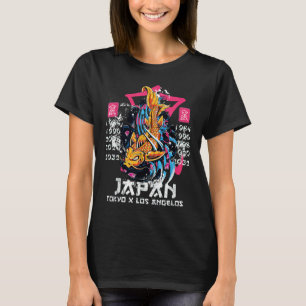 Society Japan Koi Lotus Japanese Koi Fish T-Shirt