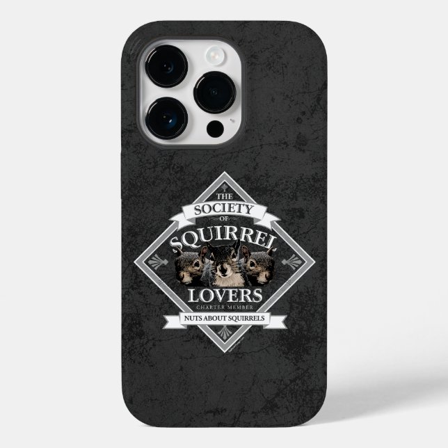 Society of Squirrel Lovers - funny squirrel Case-M Case-Mate iPhone Case (Back)