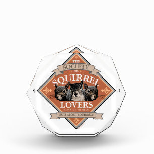 Society of Squirrel Lovers - funny squirrel Photo Block