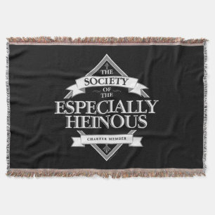 Society of The Especially Heinous Throw Blanket