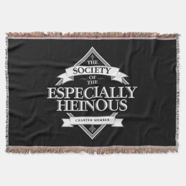 Society of The Especially Heinous Throw Blanket (Front)