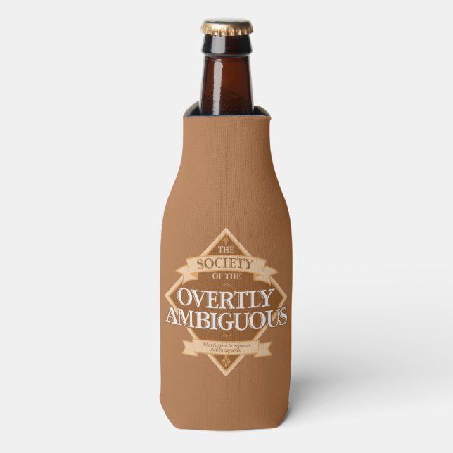 Society of The Overtly Ambiguous Bottle Cooler (Bottle Front)