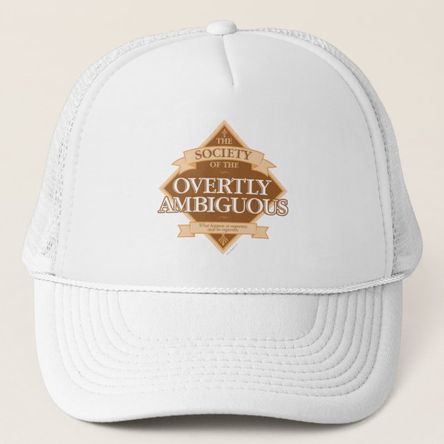 Society of The Overtly Ambiguous Trucker Hat (Front)