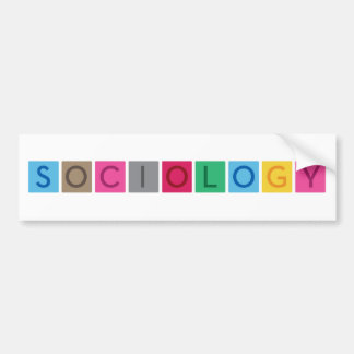 Sociology Bumper Sticker