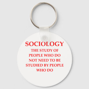 sociology keychain