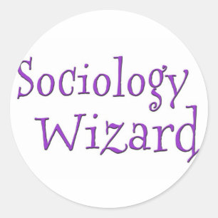 Sociology Wizard Classic Round Sticker