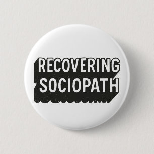 Sociopath 2 Inch Round Button