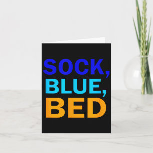 Sock Blue Bed _ Awesome Sock Blue Bed  Card