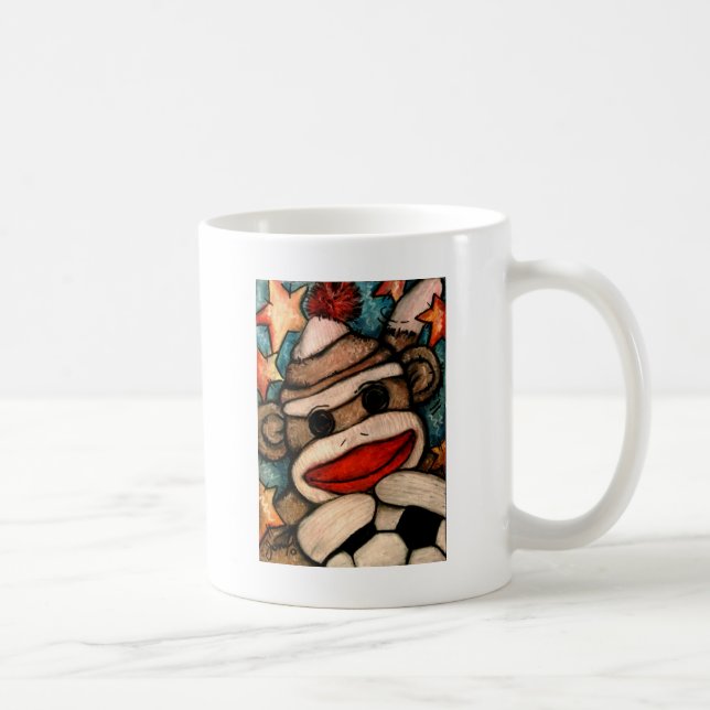 SOCK-er Monkey Coffee Mug (Right)