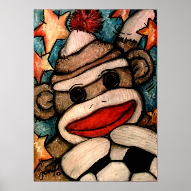 SOCK-er Monkey Poster (Front)