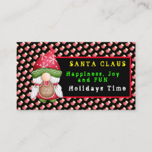 Sock Gnome Customize Colour and Text Business Card