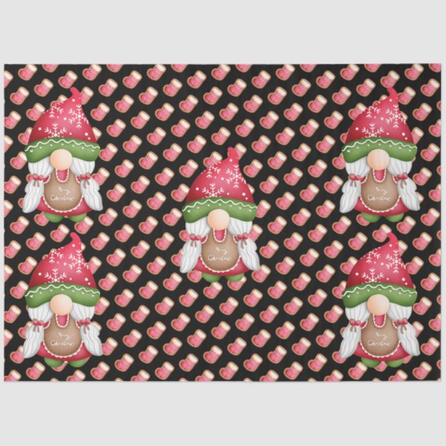 Sock Gnome Customize Colour Tissue Paper (Front)