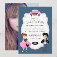 Sock Hop Kids Rock and Roll Retro Party photo