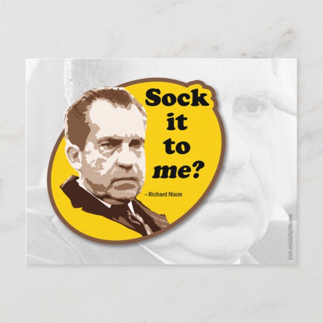Sock It to Me... Postcard (Front)