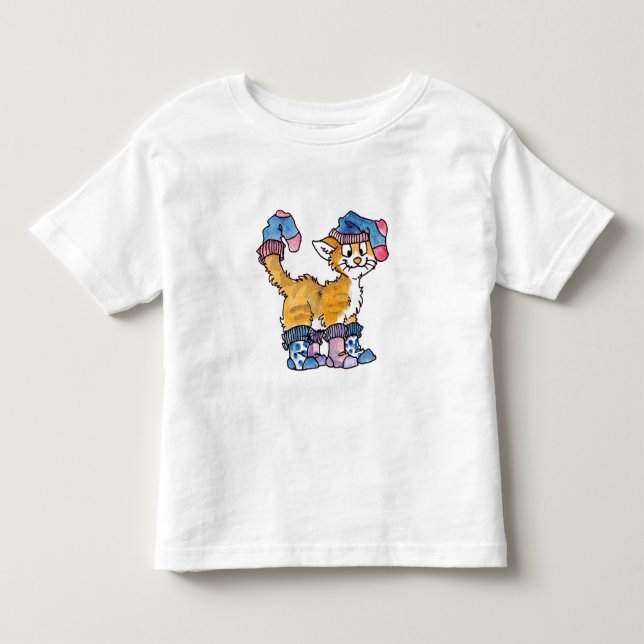 Sock Kitty Kids T-shirt (Front)