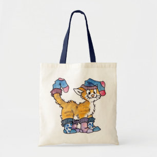 Sock Kitty Tote Bag
