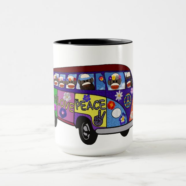 Sock Money Peace Bus Mug (Center)