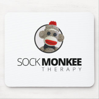 Sock Monkee Therapy - Circle Mousepad