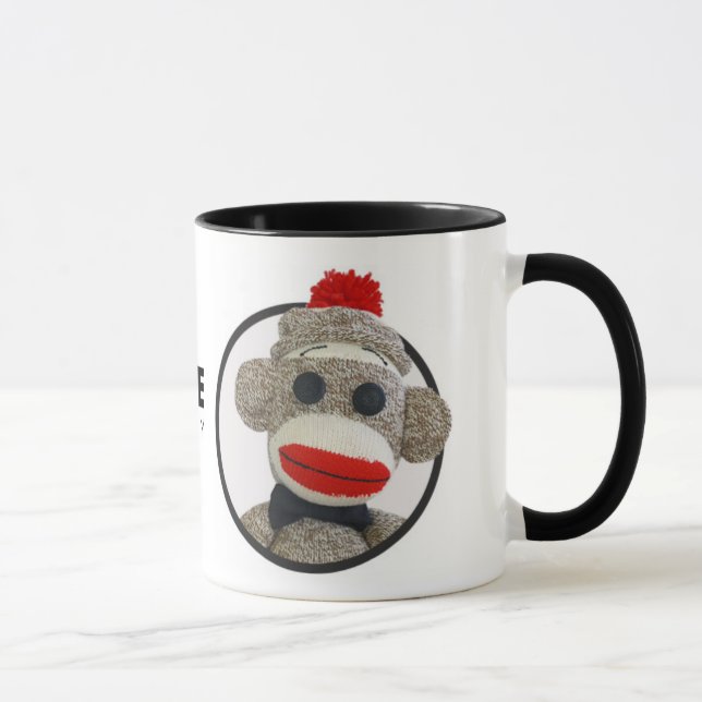 Sock Monkee Therapy Circle Mug (Right)