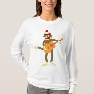 Sock Monkey Acoustic Guitar T-Shirt