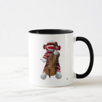 Sock Monkey and Cello 2