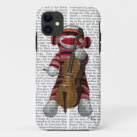 Sock Monkey and Cello