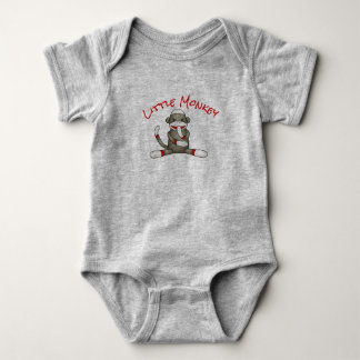 Sock Monkey Baby Romper