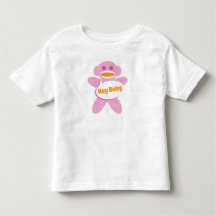 Sock Monkey Baby Shirt Pink Personalize