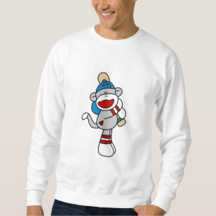 Sock Monkey Baseball At Bat Tshirts and Gifts