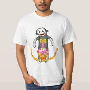 Sock Monkey Birthday t-shirt