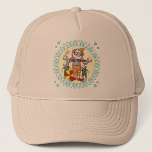 Sock Monkey Clown   hat