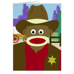 Sock Monkey Cowboy