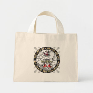 Sock Monkey Domino Master Mini Tote Bag
