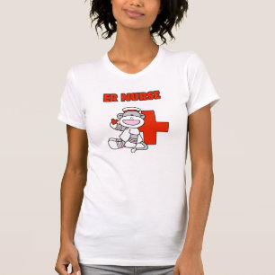 Sock Monkey ER Nurse T-shirts and Gifts