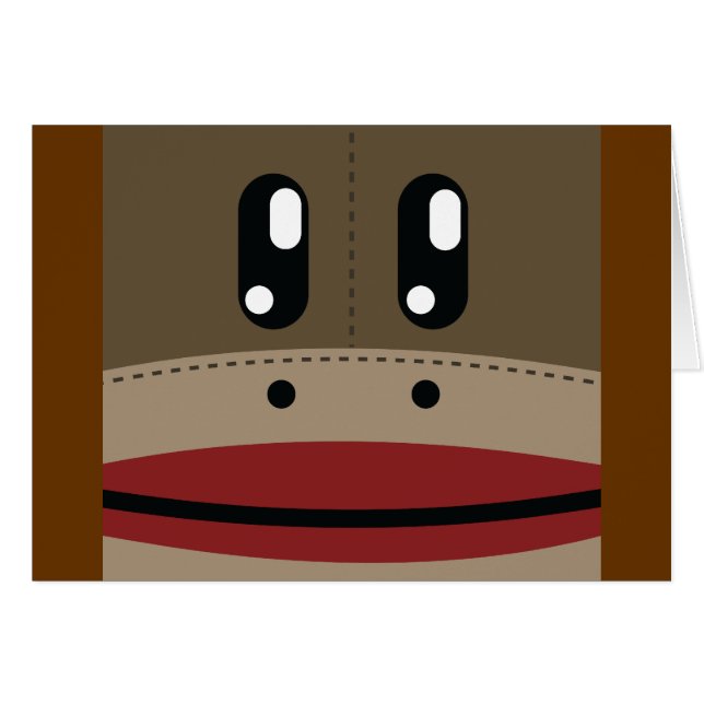 Sock Monkey Face Products (Front Horizontal)