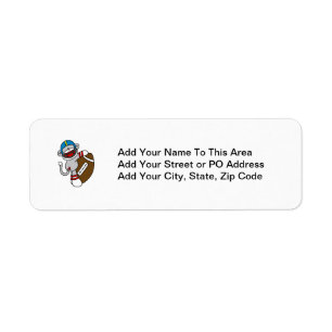Sock Monkey Football T shirts and Gifts