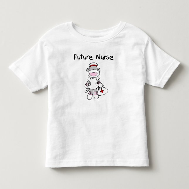 Sock  Monkey Future Nurse T-shirts and Gifts (Front)