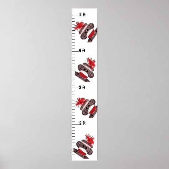 Sock Monkey Grow Chart