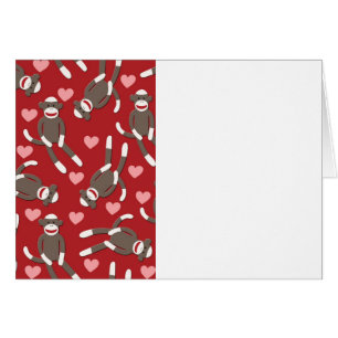 Sock Monkey Hearts