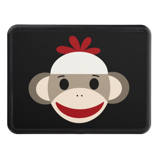 Sock Monkey Hitch Cover 1.5" 2" Receiver (Front)