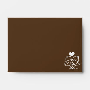 Sock Monkey Hugz Envelope