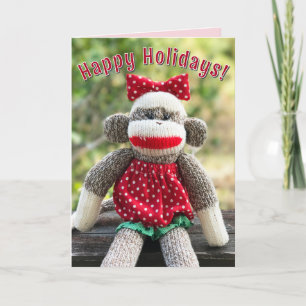 Sock Monkey - Ichigo Cartes de Noël