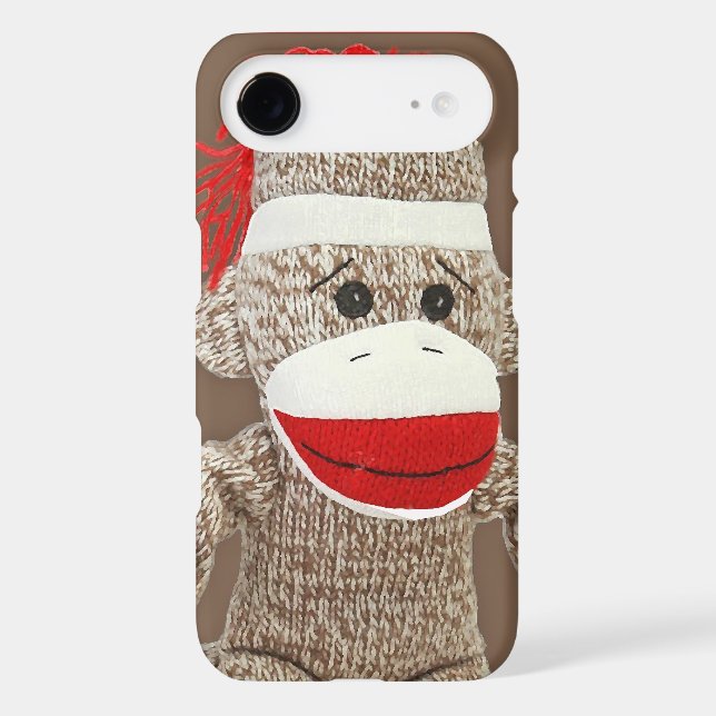 sock monkey iphone 5 case case for iPhone 5C (Back)